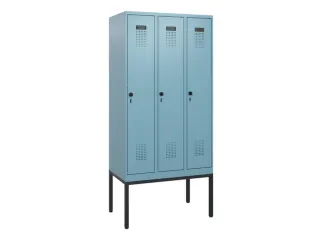 schoollocker,HxBxD 1950x900x500mm,3vak,vak B 300mm,draaigrendel - 2