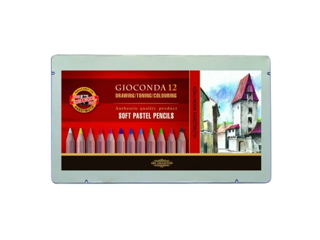 Pastelpotlood Koh-I-Noor gioconda 12 assorti