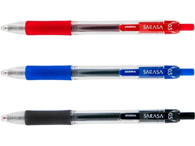 gelroller Sarasa 0,5 mm assorti kleuren display à 48 stuks