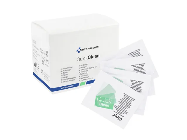 Lingettes nettoyantes pour plaies First Aid Only QuickClean 20 sachets