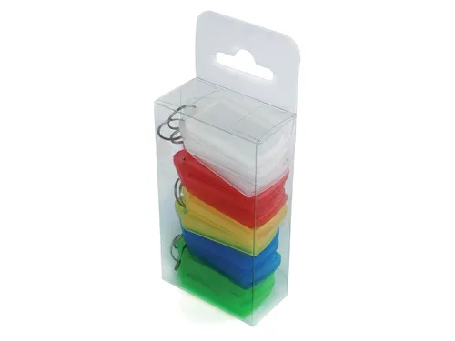 Sleutellabel Pavo met schuifelement assorti 15 stuks