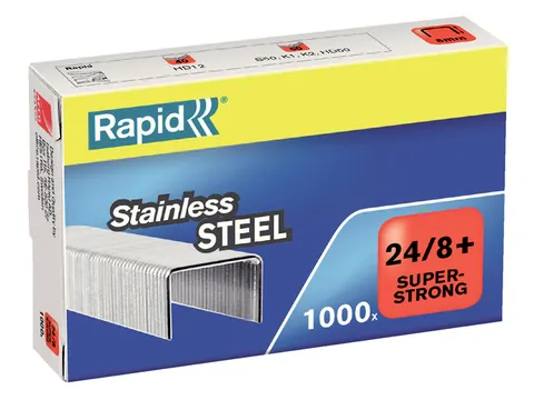 Nieten Rapid 24/8 RVS super strong 1000 stuks