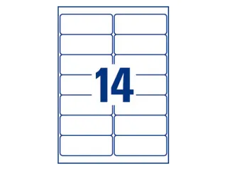 Etiket Avery J8163-100 99.1x38.1mm Inkjet Wit 1400 Stuks - 3