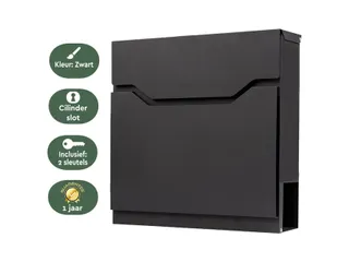 Brievenbus BRASQ PB300 Premium zwart - 4