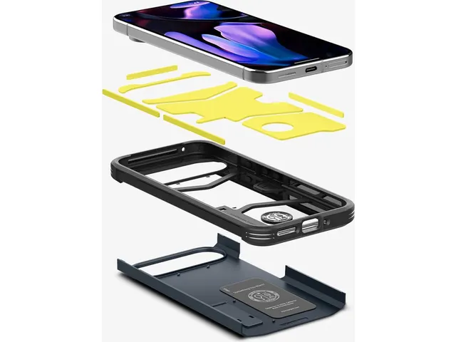 Spigen Case ACS07693 Google Pixel 9 (Pro) Tough Armor Metal Slate