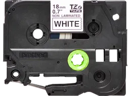 NEUTRAL Labeltape P-touch TZE-N241 18mmx8m Zwart op Wit ongelamineerd