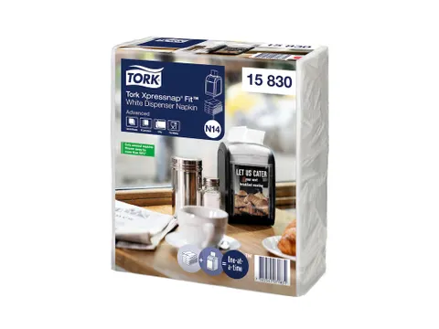 Tork N14 Xpressnap Fit Dispenserservet Advanced wit 2-laags 720 stuks