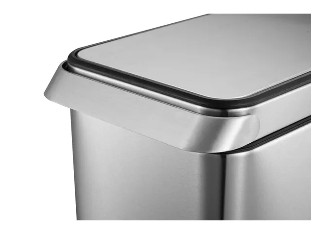 Afvalbak Touch Bar 30 Liter Mat Rvs