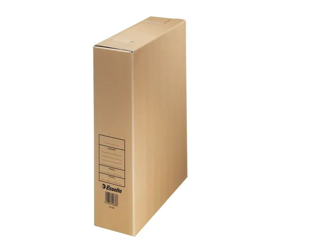 Archiefdoos A4 Esselte Met Bedrukking Bruin Zuurvrij