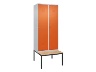 locker voor scheiding van kleding,HxBxD 2120x800x815mm,2vak - 1