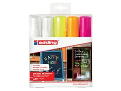 Viltstift Edding 4090 Window Schuin Assorti 4-15mm Etui à 5st