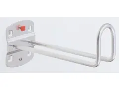 Snoerhouder Voor Geperforeerde Platen L 200Mm Aluminium-Kleurig