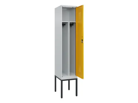 locker voor scheiding van kleding,HxBxD 2120x400x500mm,1vak