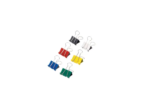 Papierklem MAUL 215 foldback 19mm capaciteit 7mm assorti