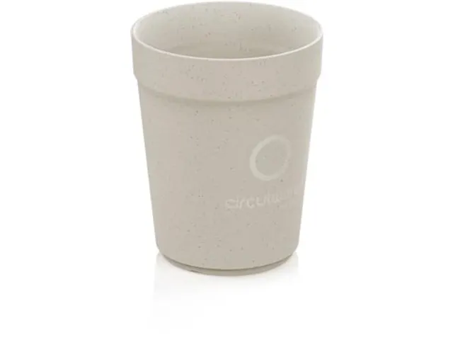 Circulware beker 300 ml PP beige, pak 24 stuks