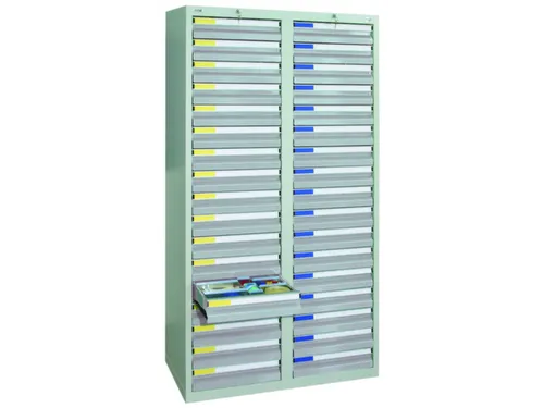 ladekast,HxBxD 1800x1000x500mm,34lade(n),centr. vergrendeling