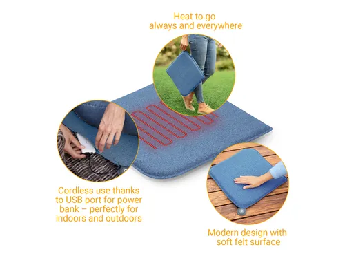 Medisana OL 650 Outdoor warmtekussen 40x40cm Blauw