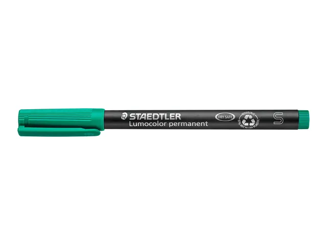 Viltstift Staedtler OHP Lumocolor 313 Groen Super fijn 0.4mm