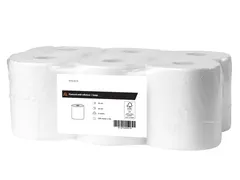 Poetsrol midi cellulose 1-laags 20 cm 6 x 300 meter in folie FSC