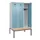 locker met bank,HxBxD 2120x1200x815mm,3vak,vak B 400mm,cilinderslot