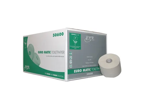 Toiletpapier 50600 Euro Matic met dop RN 1-laags 36 Rol