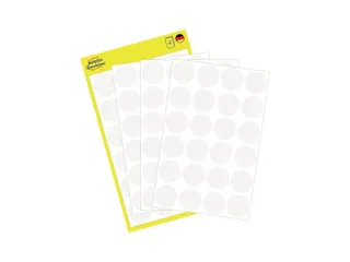 Etiket Avery Zweckform 3170 Rond Ø18mm Wit 96 Stuks - 1
