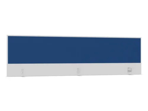 opzetpaneel,v. bureau,aanbouw achter,B 2000mm,Bl-wit,BN6016-blauw