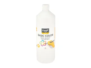 Plakkaatverf Creall basic wit 1000ml