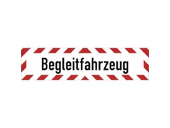 aanwijzingsbord,Ondersteunend voertuig,folie,rood/wit/zwart