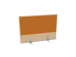 opzetpaneel,v. bureau,aanbouw achter,B 800mm,NE-esdoorn,BN3005-geel