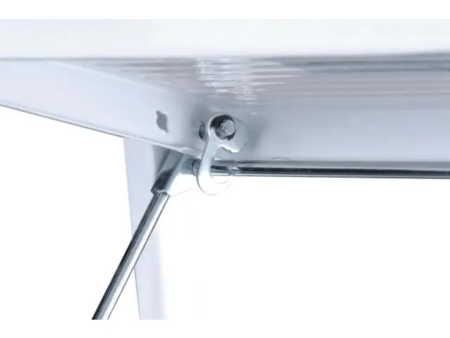 vouwtrapje,2treden m. antislipmatten,HxBxD 815x465x550mm,wit,staal