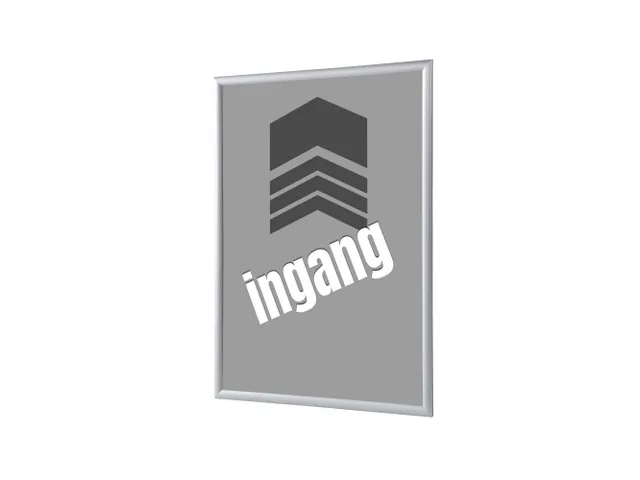 Kliklijst A1 complete set met print "INGANG" Grijs