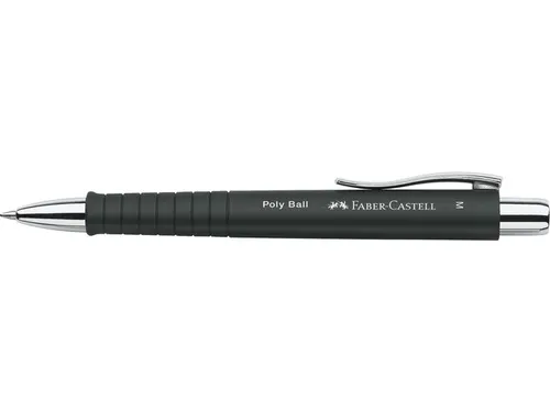 Balpen Faber-Castell Polyball M zwart