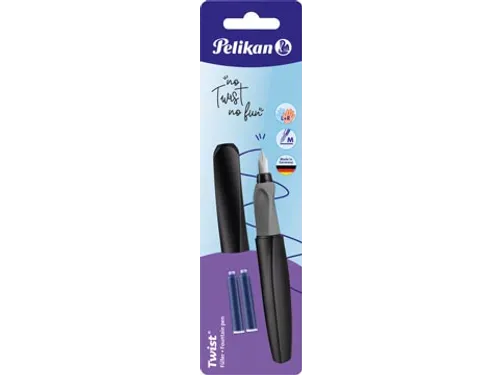 vulpen Twist, op blister, zwart