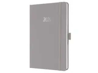 Weekagenda Feel A5 2026 (NL/FR/EN/DU) Pearl Grey Hardcover - 2