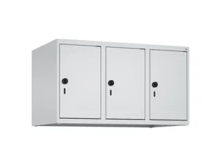 opzetkast,v. locker,3vak.,vak B 300mm,HxBxD 500x900x500mm,vleugeldeur - 1