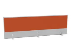 opzetpaneel bureau aanbouw achter MP-lichtgrijs BN3012-oranje 1800mm