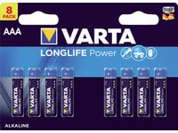 Batterij Varta Longlife Power 8x AAA