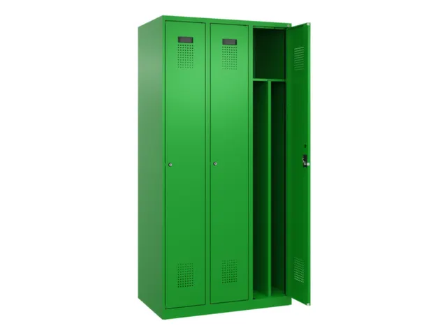 locker voor scheiding van kleding,HxBxD 1850x900x500mm,3vak