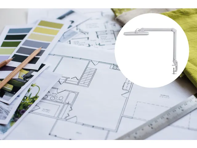 Werkpleklamp MAUL Intro LED tafelklem dimbaar wit