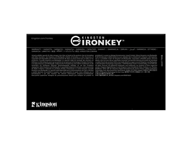 512GB IronKey D500S FIPS 140-3 niveau 3 AES-256