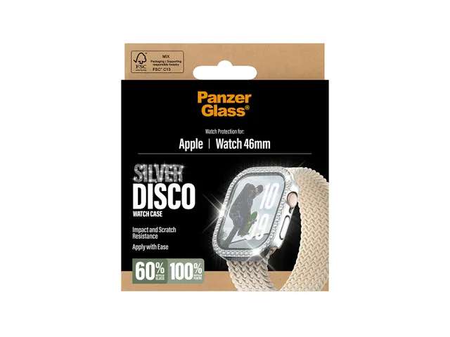 PanzerGlass Full body Case Disco Silver Series 11 | 10 | 46mm, Appl
