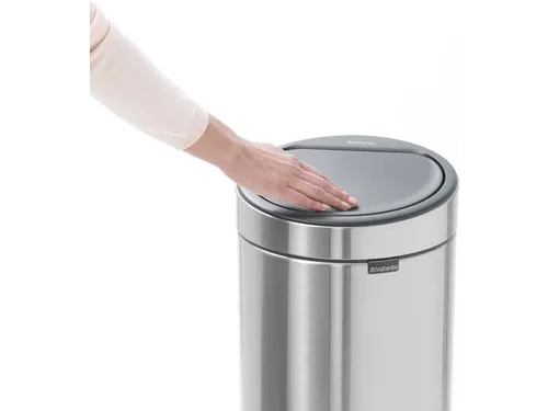 Touch bin New 30 Liter Prullenbak Mat Staal