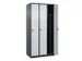 locker voor scheiding van kleding,HxBxD 1850x900x500mm,3vak