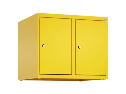 opzetkast,v. locker,2vak.,vak B 300mm,HxBxD 500x600x500mm,cilinderslot