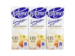 Drinkyoghurt Optimel Langlekker perzik abrikoos 20cl