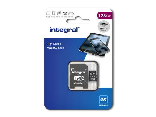 Geheugenkaart Integral microSDXC 128GB