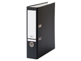 Ordner Qbasic A4 80mm karton zwart - 1