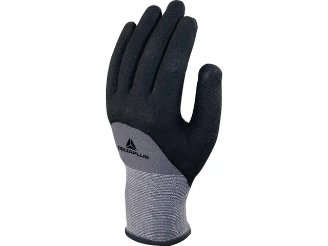 Delta Plus VE729 mechanische handschoenen, grijs/zwart, maat 7, 12 paa