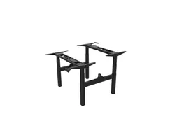 Elektrisch Verstelbaar Zit-Sta Frame Duo Bureau Zwart 180Cm